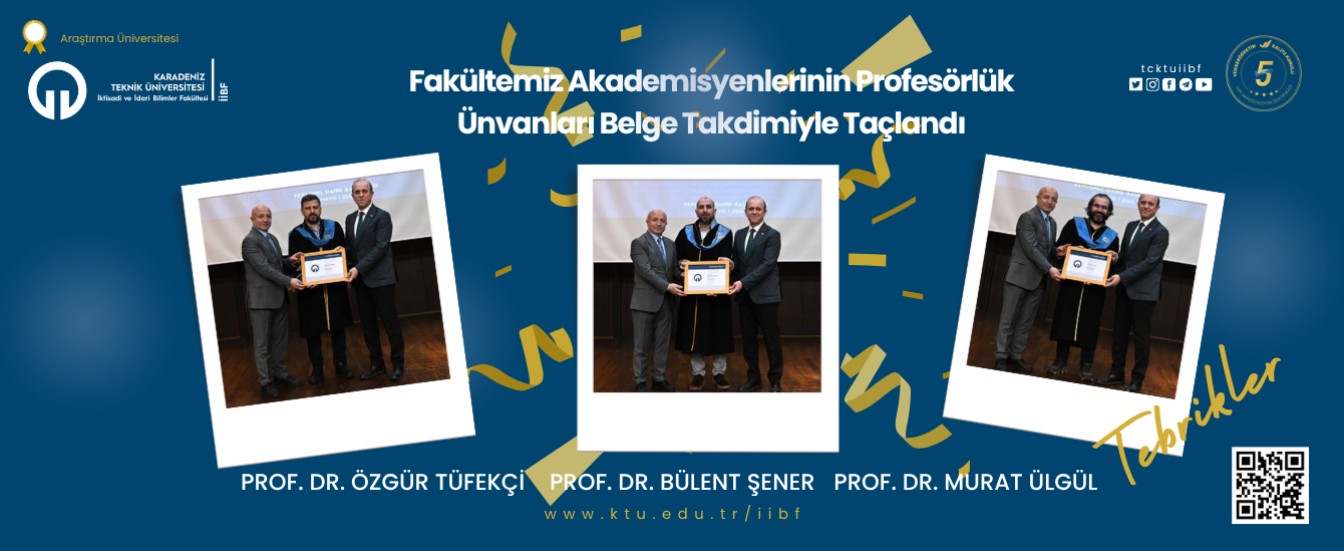 Profesörlük ünvanı belge takdimi