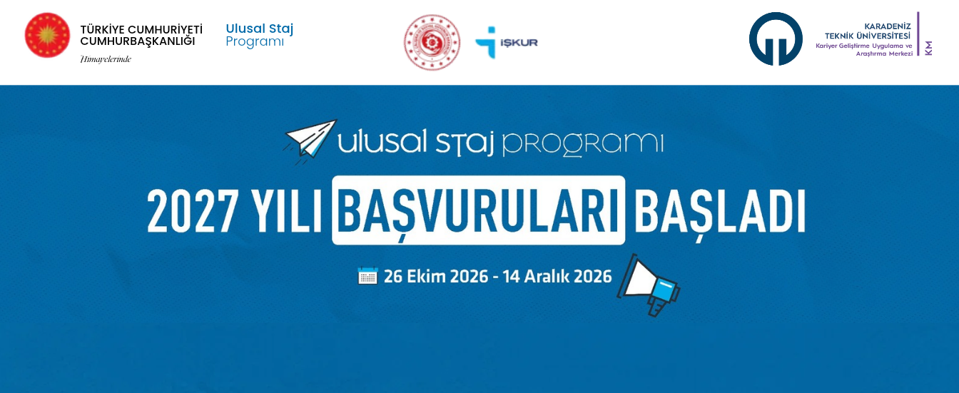 Ulusal Staj Programı 2027 Başvuruları Başladı