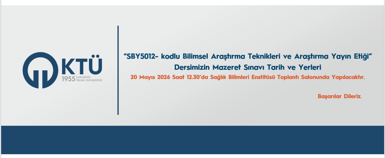 mazeret sınavı