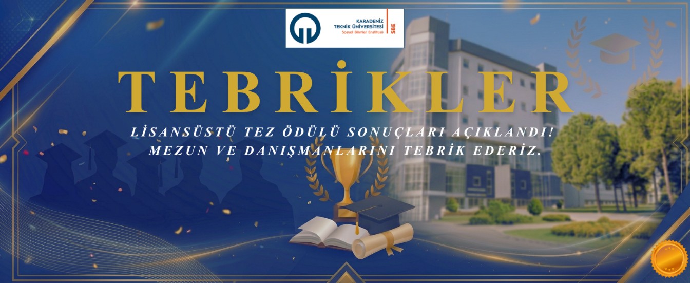 Lisansüstü Tez Ödülü 2026