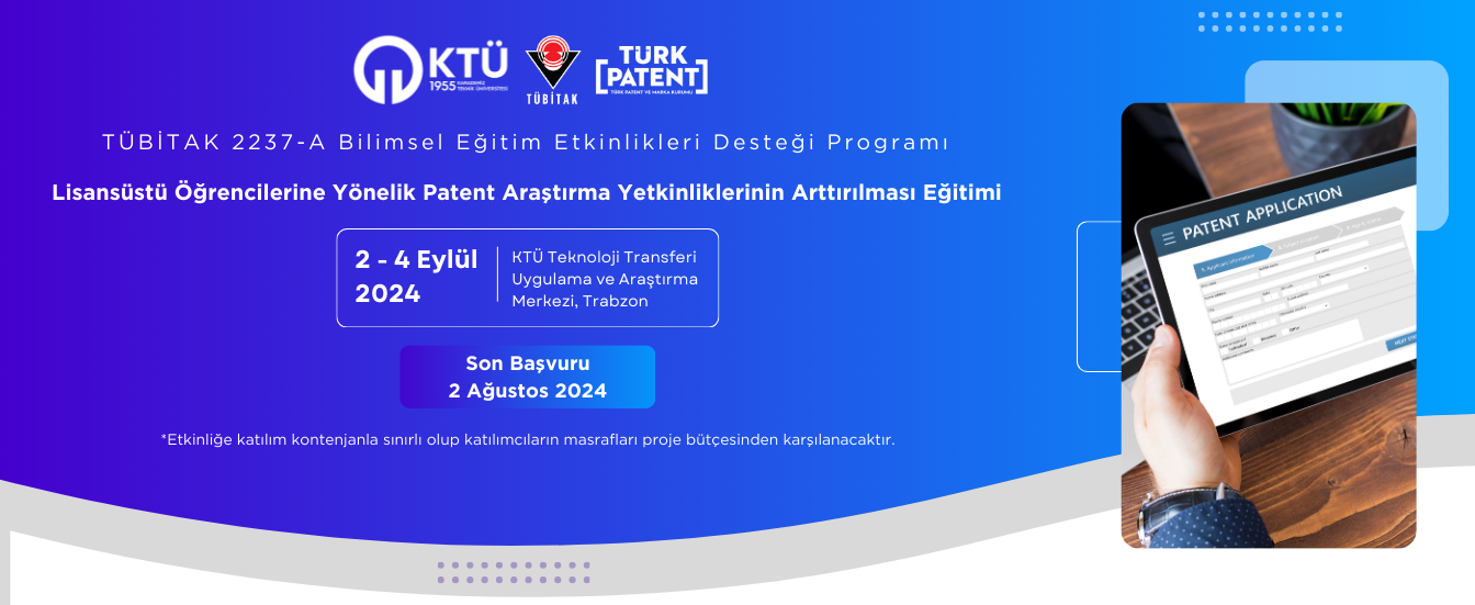 Lisansüstü Öğrencilerine Yönelik Patent Araştırma Yetkinliklerinin Arttırılması Eğitimi