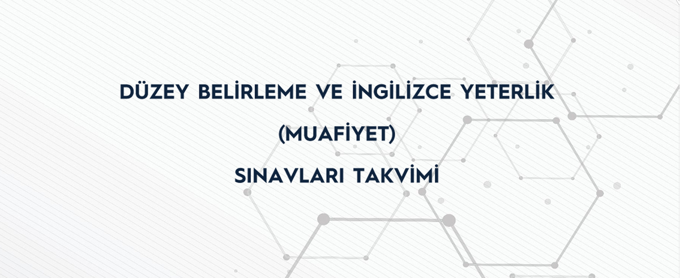 SINAV TAKVİMİ